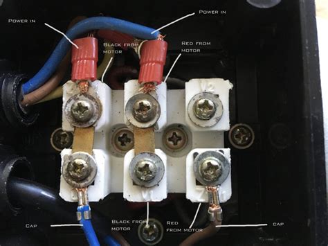 wiring motor with no junction box|electric motor connection diagram.